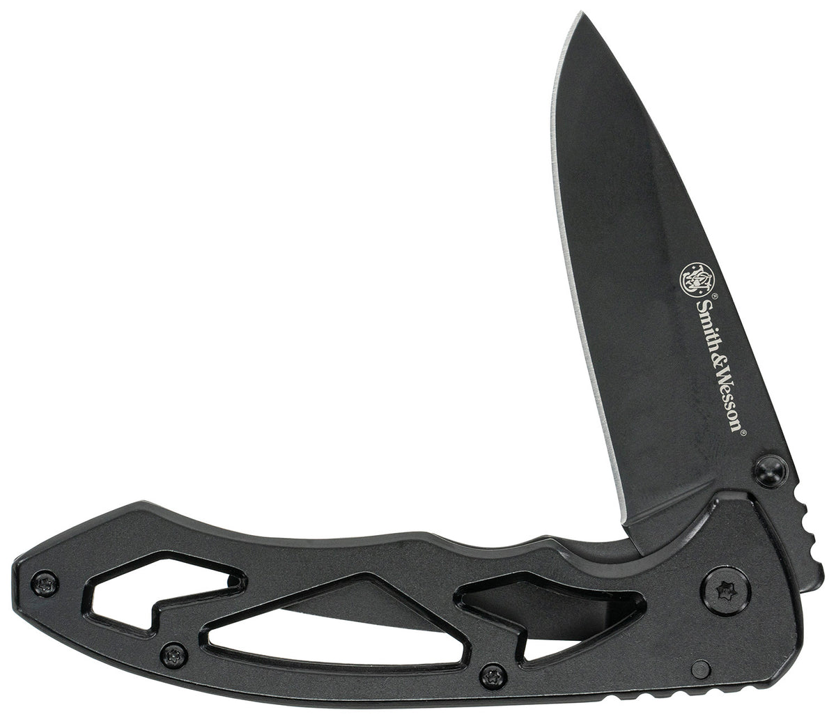 Uncle Henry Knives CK400LCP Large Skeletonized Folding Drop Point Plain SS Blade 4.40" Handle Includes Clip
