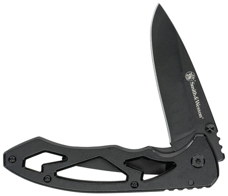 Uncle Henry Knives CK400LCP Large Skeletonized Folding Drop Point Plain SS Blade 4.40" Handle Includes Clip