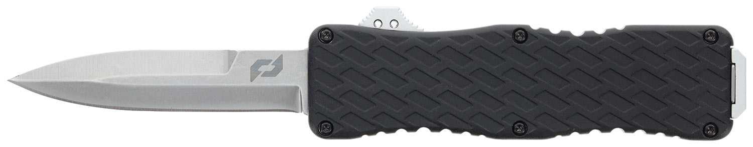 Schrade Uproar Out-the-Front Automatic Bayonet Satin D2 Steel Blade 4.25" Aluminum Handle