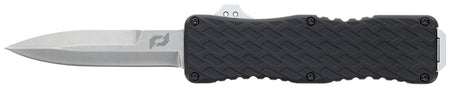 Schrade Uproar Out-the-Front Automatic Bayonet Satin D2 Steel Blade 4.25" Aluminum Handle