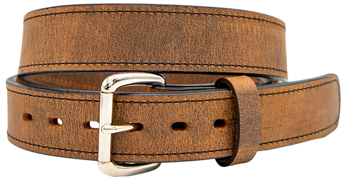 Versacarry 502/36 Brown Leather Carry Belt 36 Inch with Removable Buckle