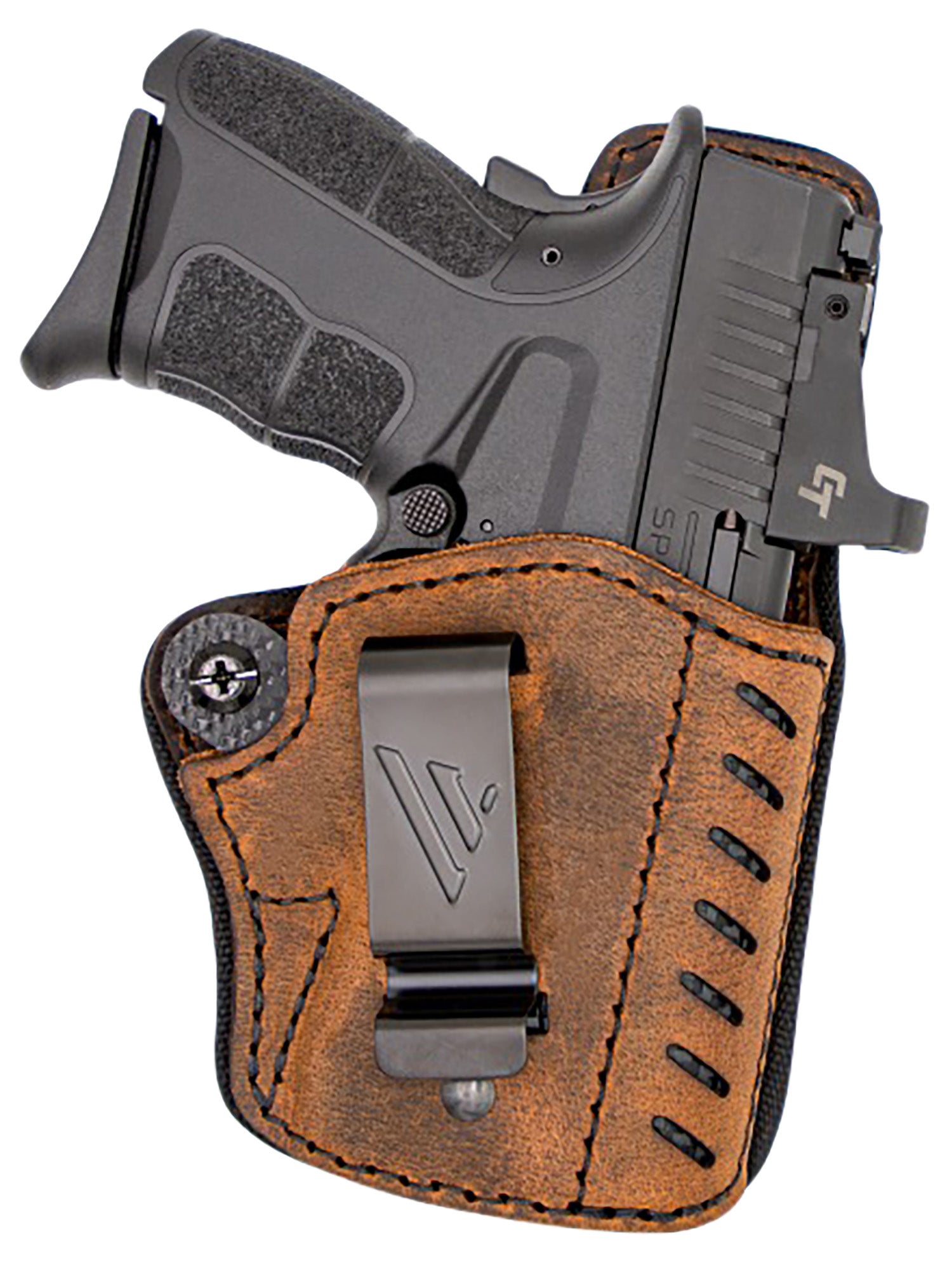 Versacarry CFD2111 Comfort Flex Deluxe Inside Waistband Size 01 Brown Leather Holster Right Hand
