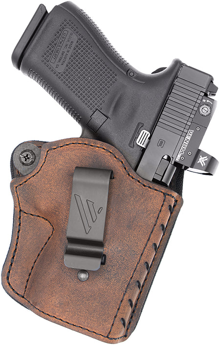 Versacarry CFD2112 Comfort Flex Deluxe Inside Waistband Size 02 Brown Leather Holster Right Hand