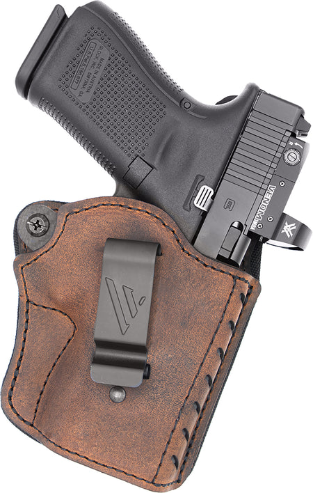 Versacarry CFD2114 Comfort Flex Deluxe Inside Waistband Size 04 Brown Leather Holster Right Hand