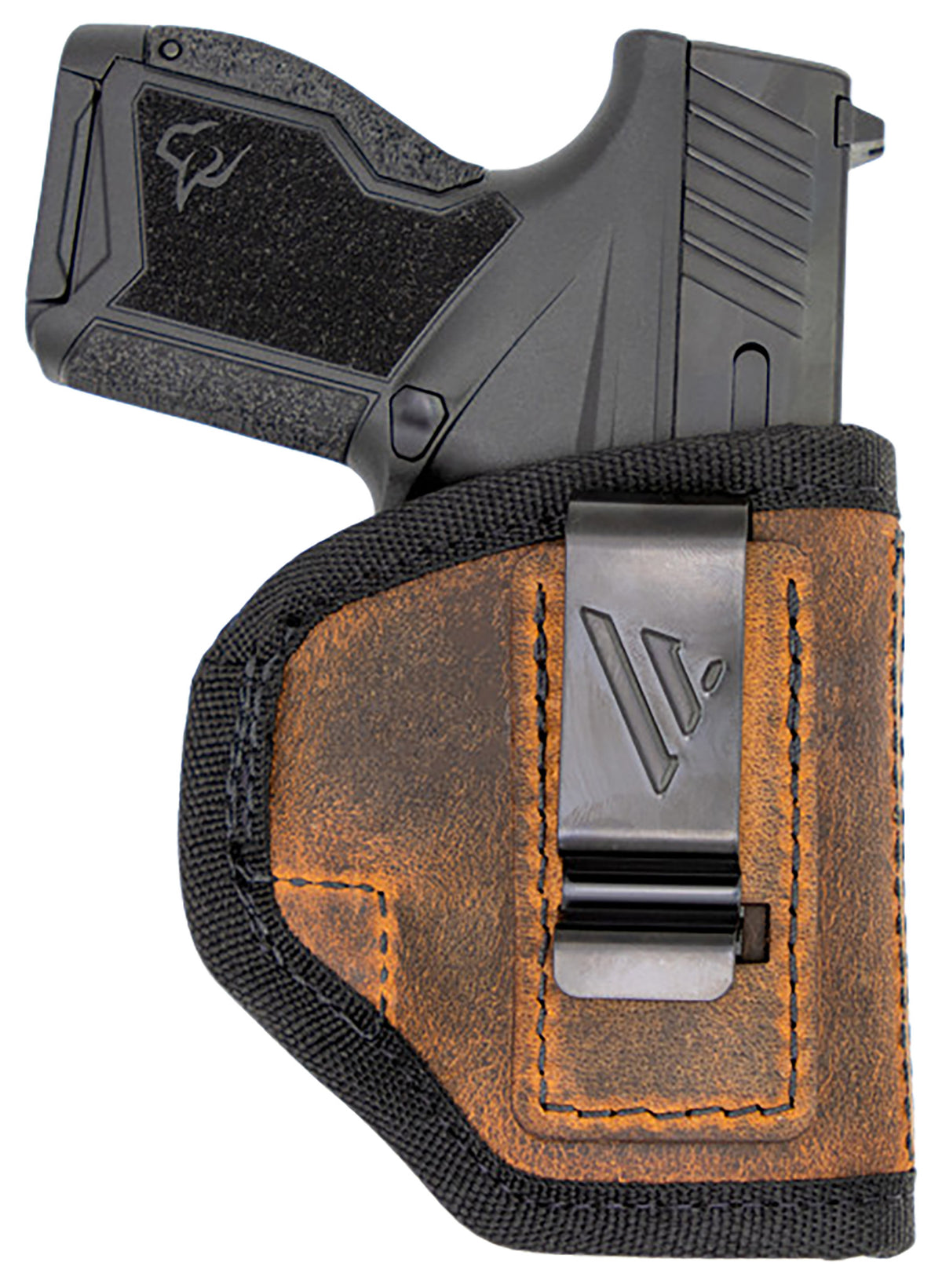 Versacarry RA2111 Ranger Inside Waistband Size 01 Brown Leather Polymer Clip Holster