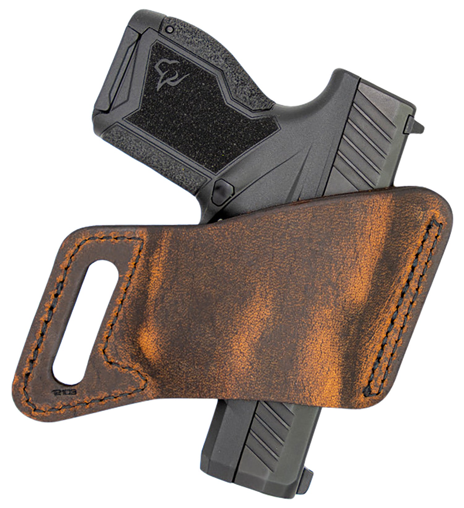 Versacarry 12101 Arma Outside Waistband Size 01 Brown Leather Belt Slide Holster