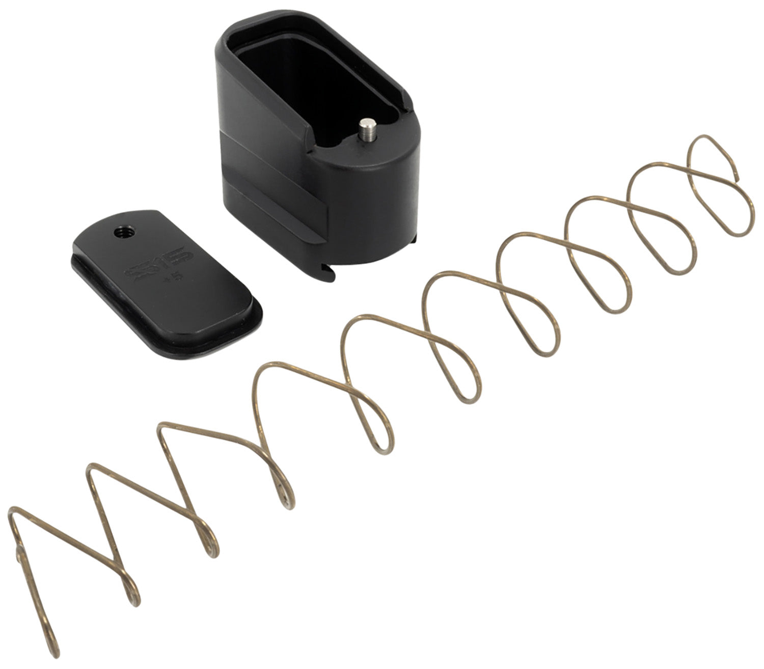 Shield Arms 5-Round Magazine Extension Compatible with S15 Magazine, Black Aluminum