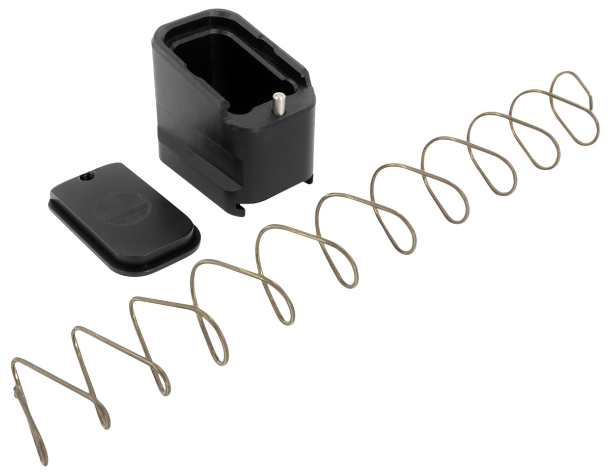 Shield Arms 5-Round Mag Extension for Glock 19 and 23, 9mm Luger/40 S&W, Black Aluminum