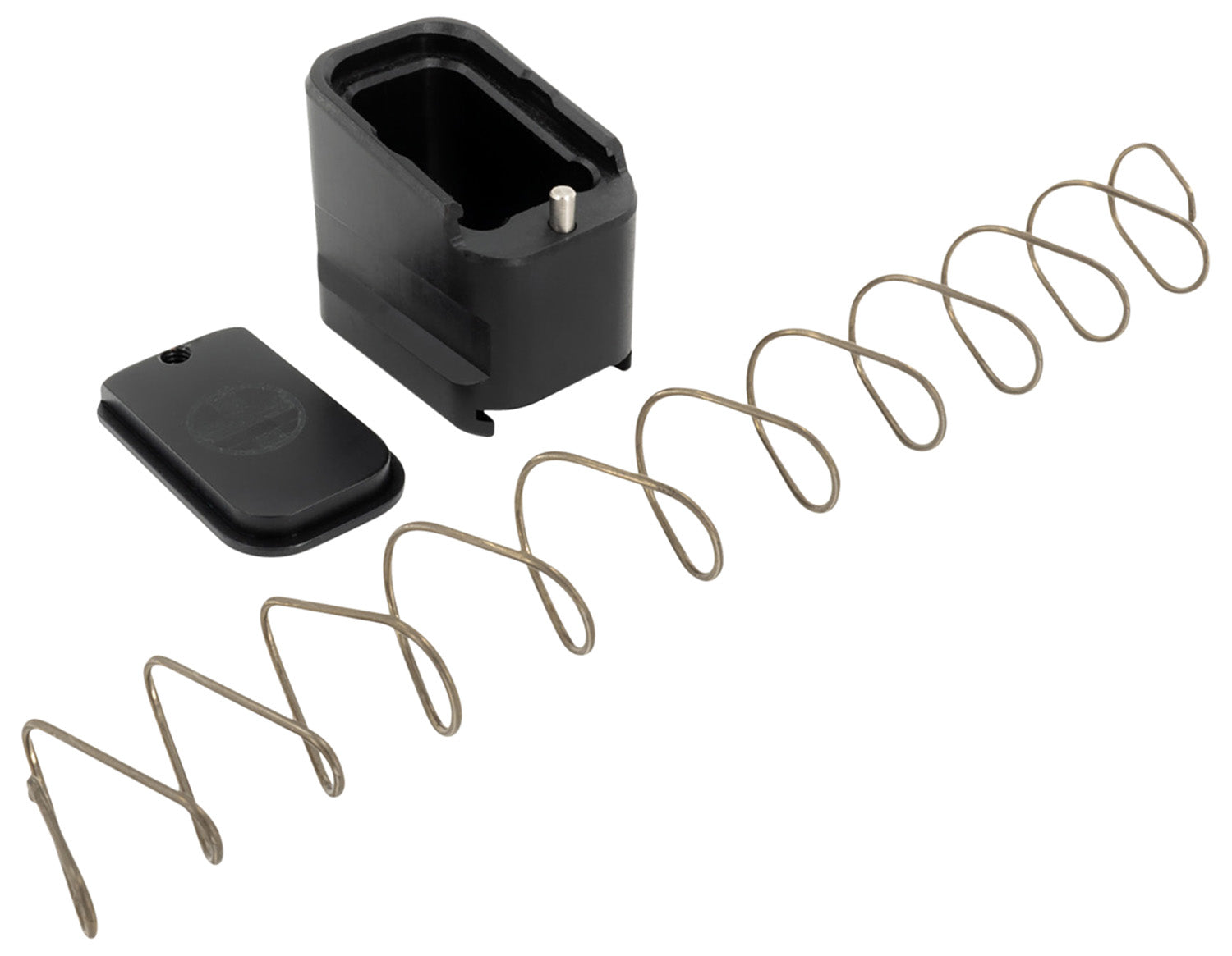 Shield Arms 5-Round Mag Extension for Glock 19 and 23, 9mm Luger/40 S&W, Black Aluminum