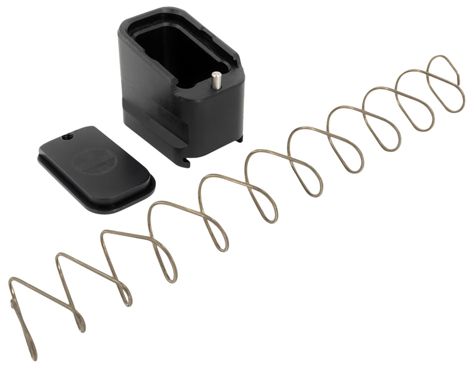 Shield Arms 5-Round Mag Extension for Glock 19 and 23, 9mm Luger/40 S&W, Black Aluminum