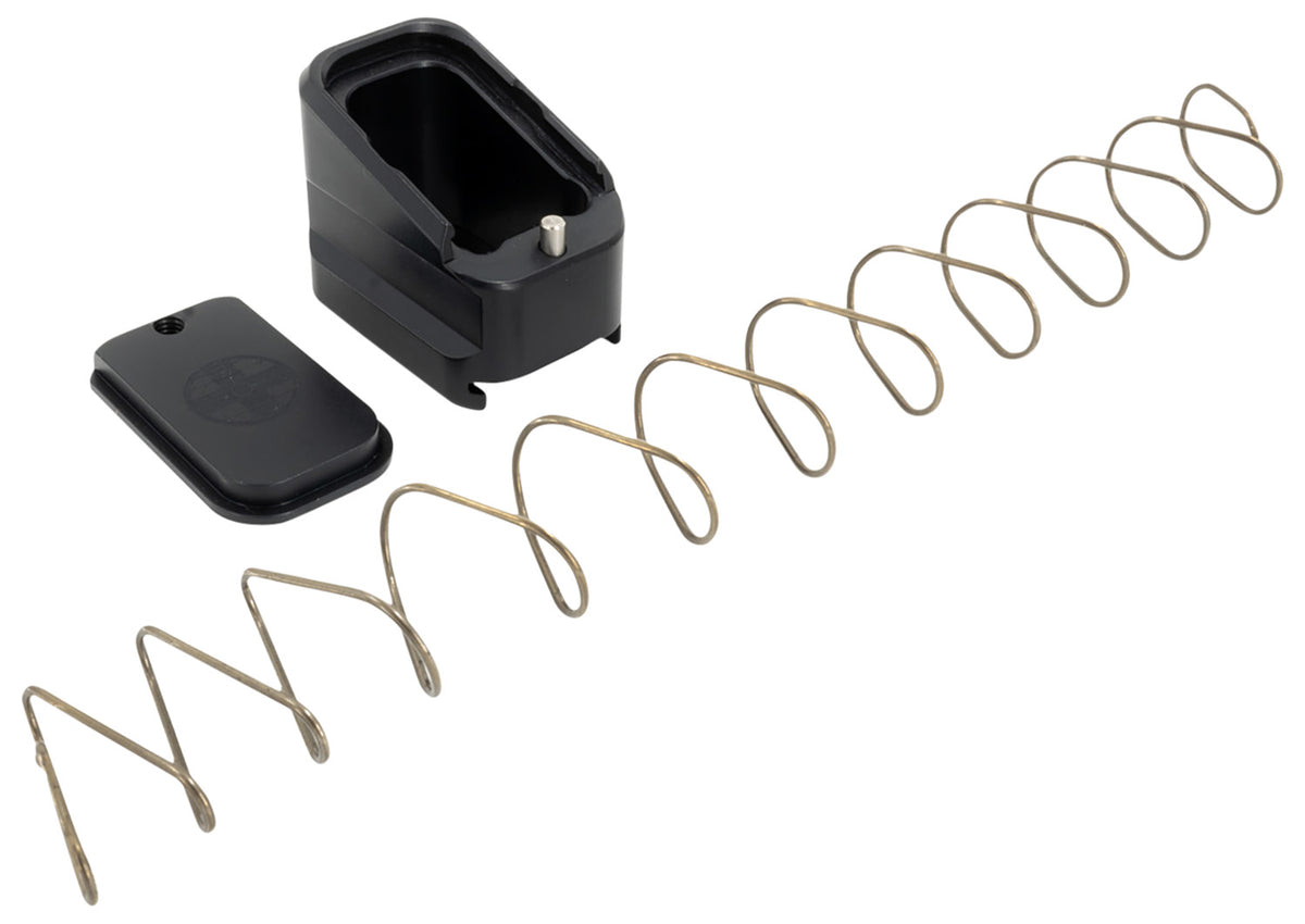 Shield Arms 5-Round Mag Extension Compatible with Glock 17/19X/22/34/35/45, Black Aluminum