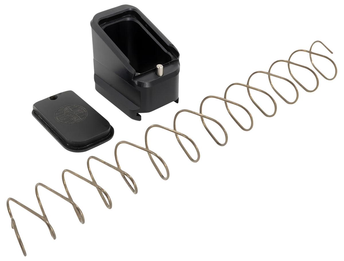 Shield Arms 5-Round Mag Extension Compatible with CZ P10C/P07, 9mm/40 S&W, Black Aluminum