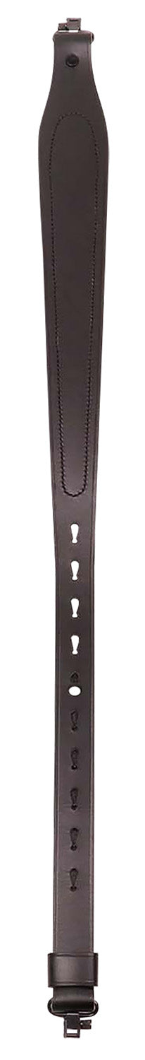 Galco RS19B Adjustable No-Slip Black Leather Rifle Sling 29" to 42"