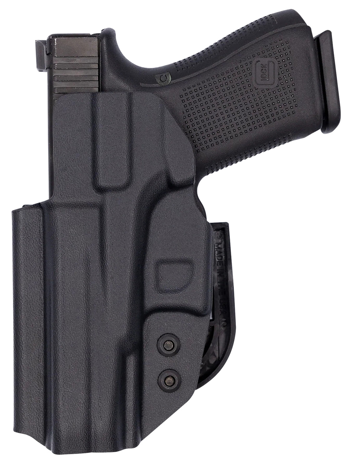 C&G Holsters 0008100 IWB Covert Black Kydex Concealed Carry Holster Compatible with Glock 19/23