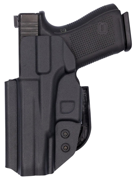 C&G Holsters 0008100 IWB Covert Black Kydex Concealed Carry Holster Compatible with Glock 19/23