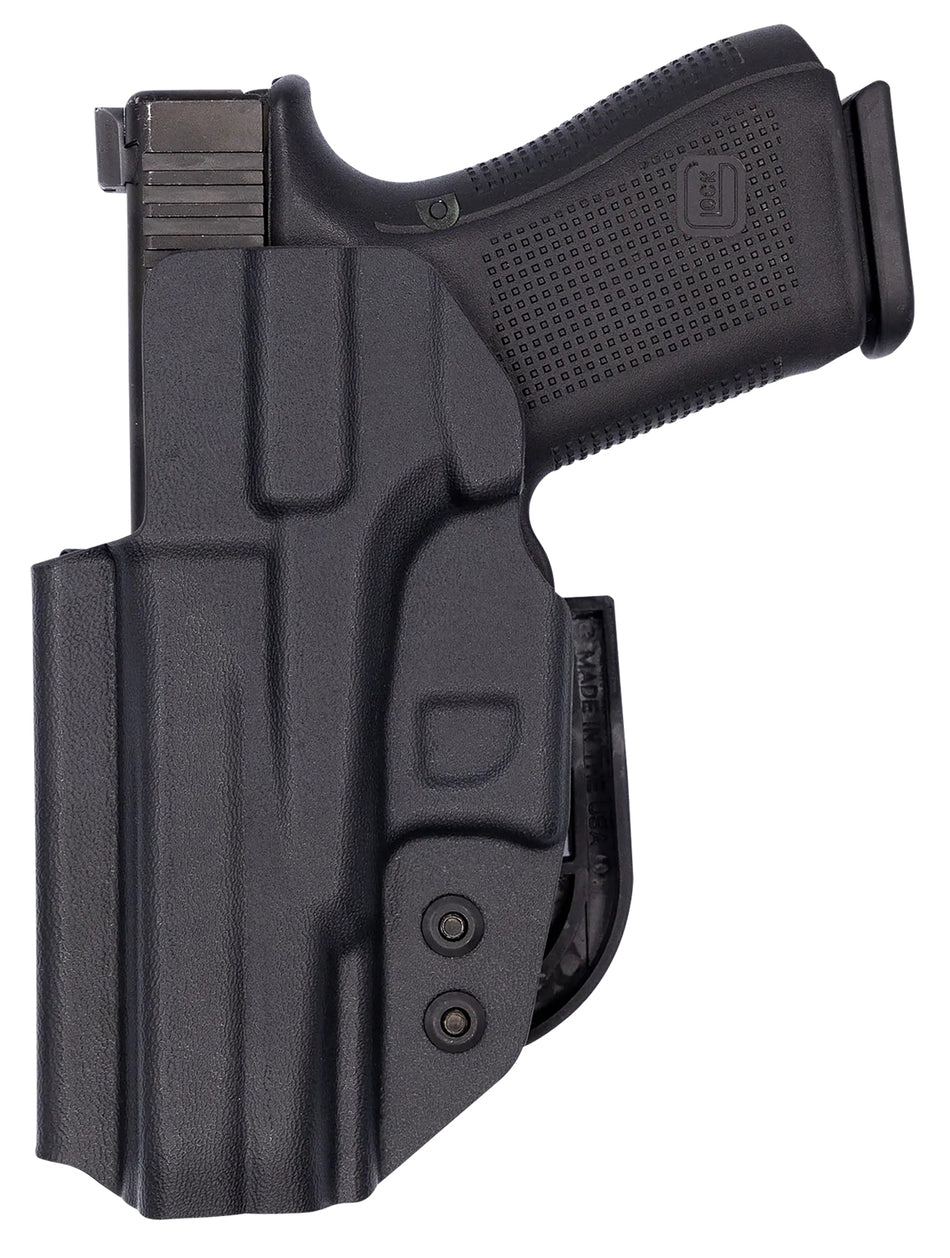 C&G Holsters 0008100 IWB Covert Black Kydex Concealed Carry Holster Compatible with Glock 19/23