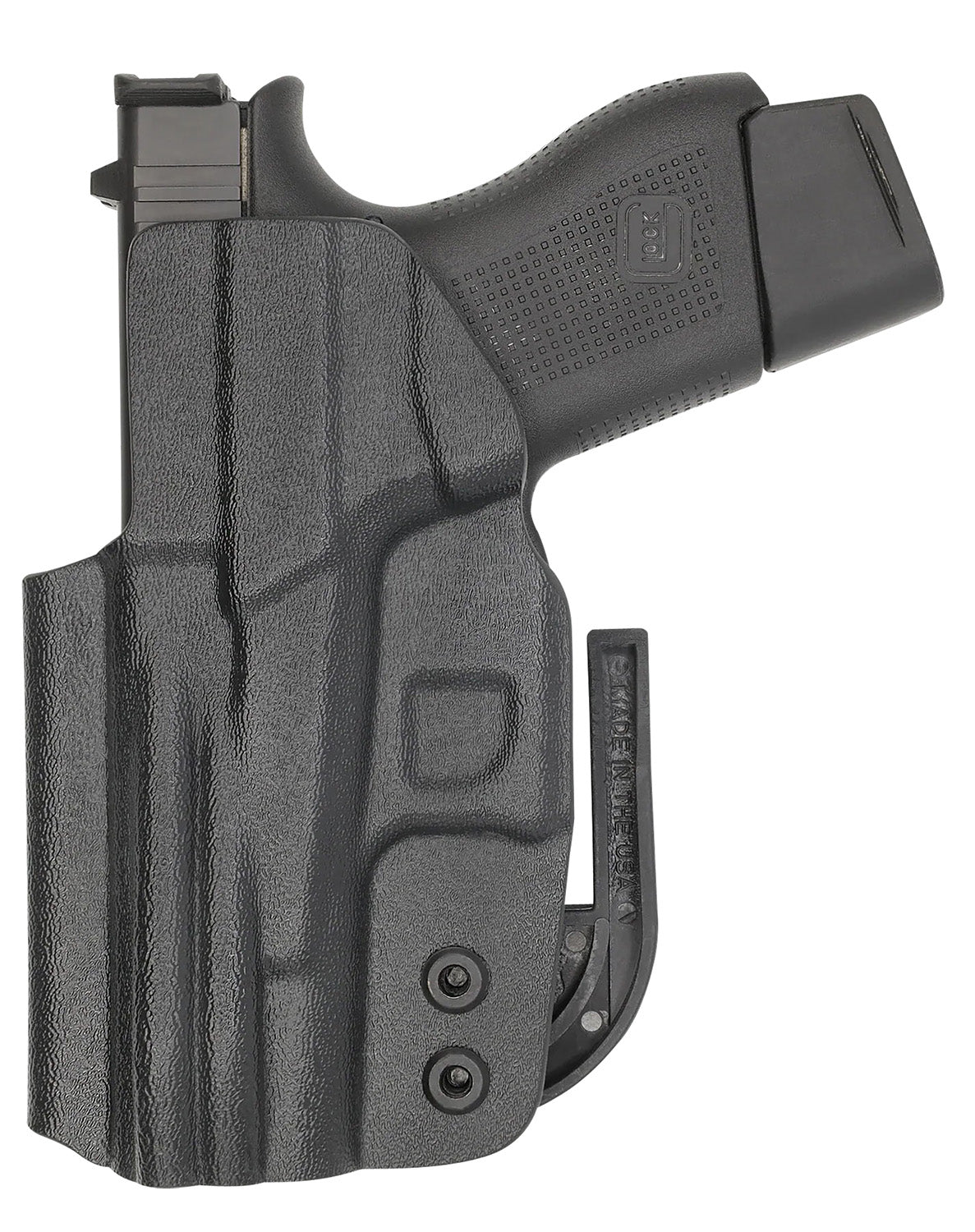 C&G Holsters 0026100 IWB Covert Black Kydex Concealed Carry Holster Compatible with Glock 42