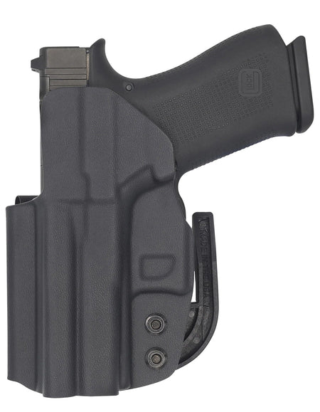 C&G Holsters 0062100 IWB Covert Black Kydex Concealed Carry Holster Compatible with Glock 43/43X