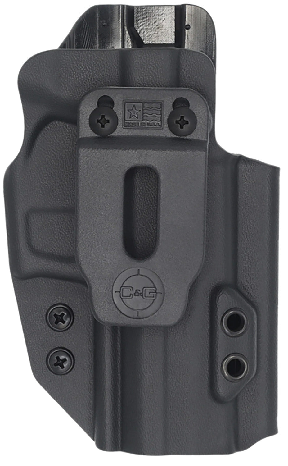 C&G Holsters 0288100 IWB Covert Black Kydex Concealed Carry Holster Compatible with Sig P320C