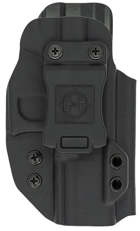 C&G Holsters 1864100 IWB Covert Black Kydex Concealed Carry Holster for 1911 3.5in Right Hand