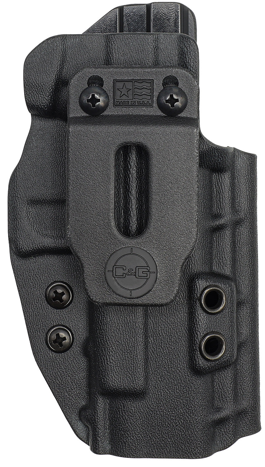 C&G Covert IWB Black Kydex Holster Belt Clip Glock MOS 48 Right Hand
