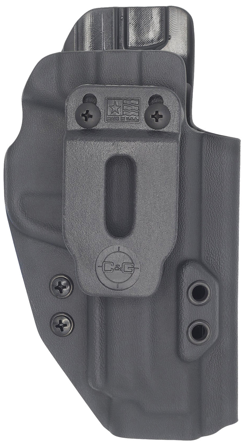 C&G Covert IWB Black Kydex Holster Belt Clip S&W M&P 9/40 4.25 Inch Right Hand