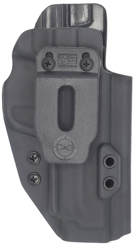 C&G Covert IWB Black Kydex Holster Belt Clip S&W M&P 9/40 4.25 Inch Right Hand