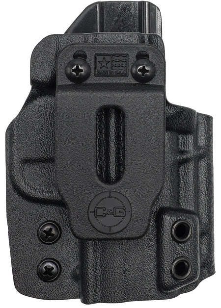 C&G Covert IWB Black Kydex Holster Belt Clip Springfield Hellcat Right Hand