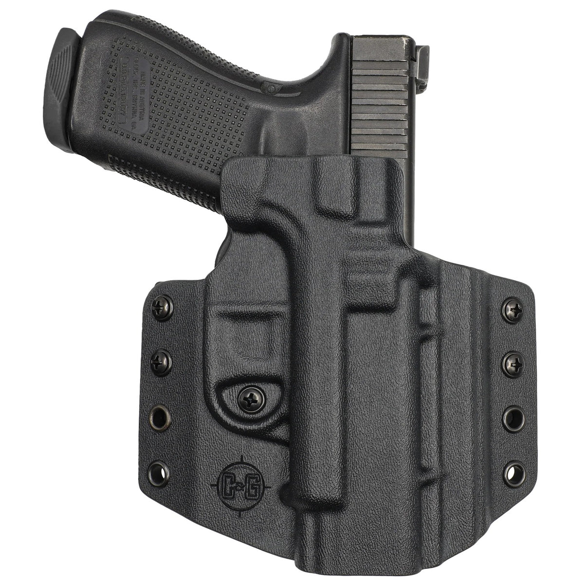 C&G Covert OWB Black Kydex Holster Belt Loop 1911 Government 5 Inch