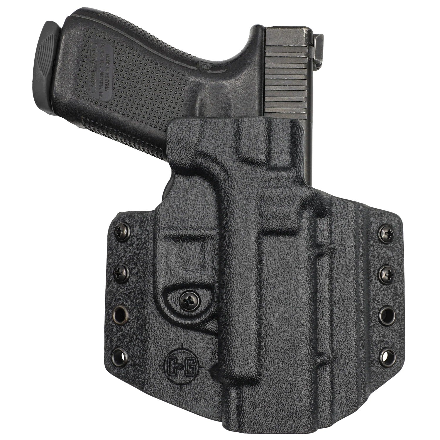 C&G Covert OWB Black Kydex Holster Belt Loop 1911 Government 5 Inch