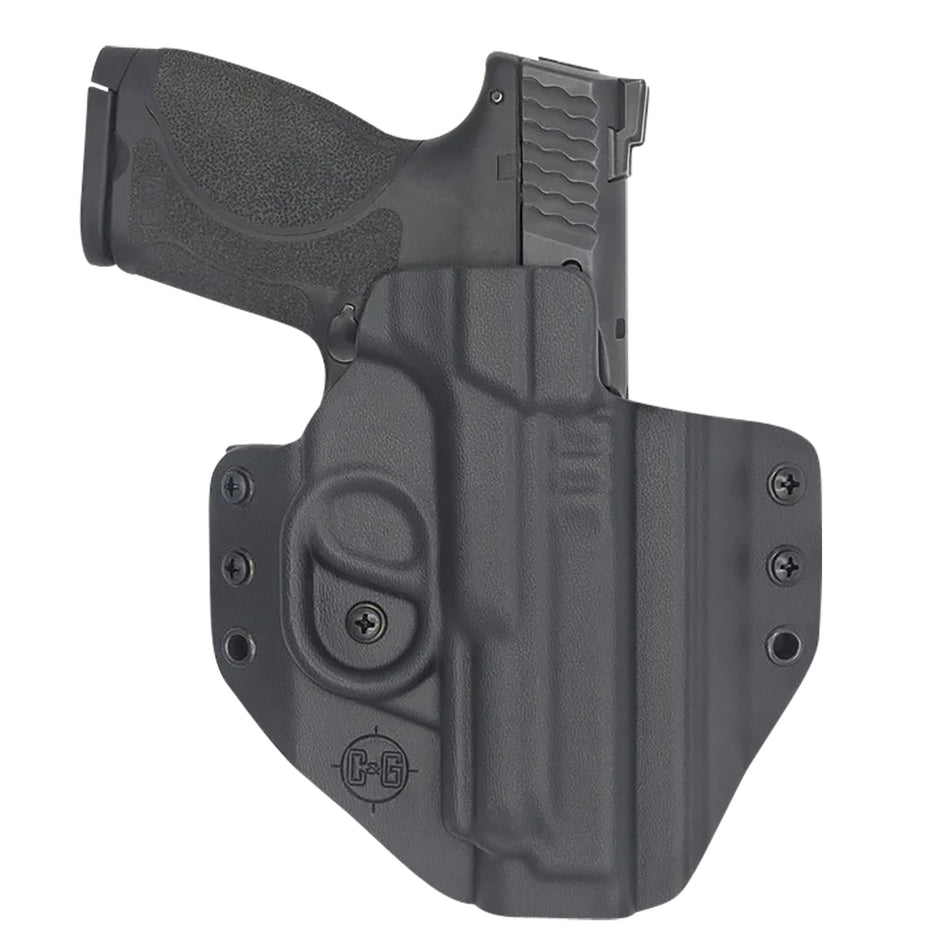 C&G Covert OWB Black Kydex Holster Belt Loop S&W M&P 9/40 4.25 Inch