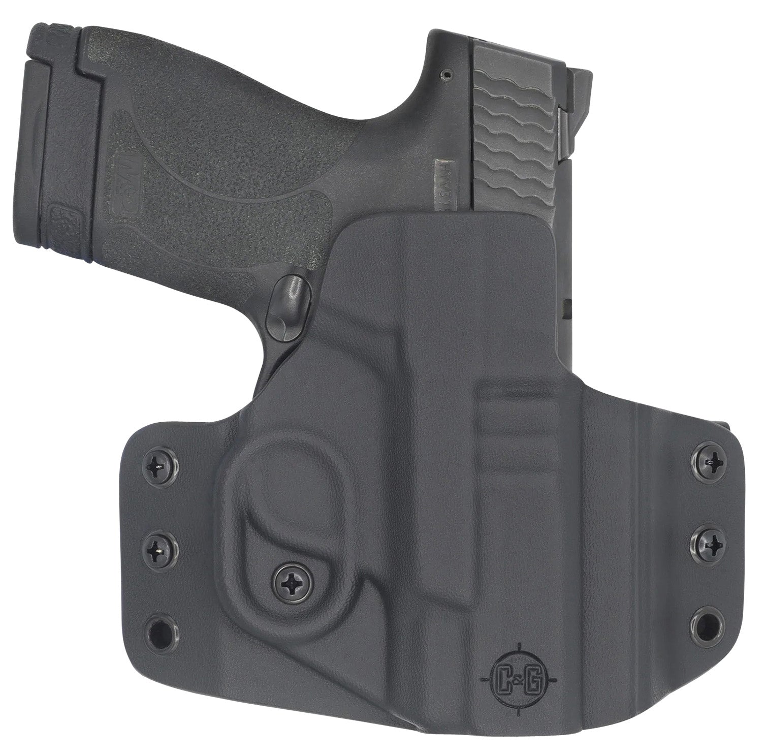 C&G Covert OWB Black Kydex Holster Belt Loop M&P Shield 9/40 3.1 Inch