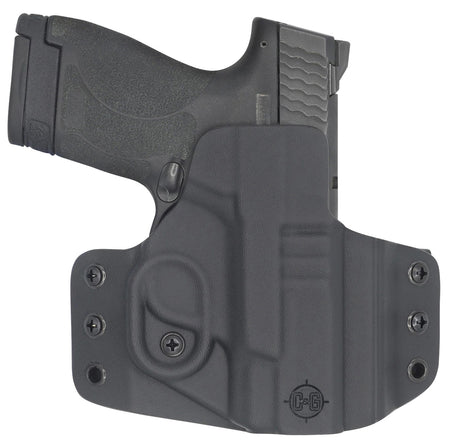 C&G Covert OWB Black Kydex Holster Belt Loop M&P Shield 9/40 3.1 Inch