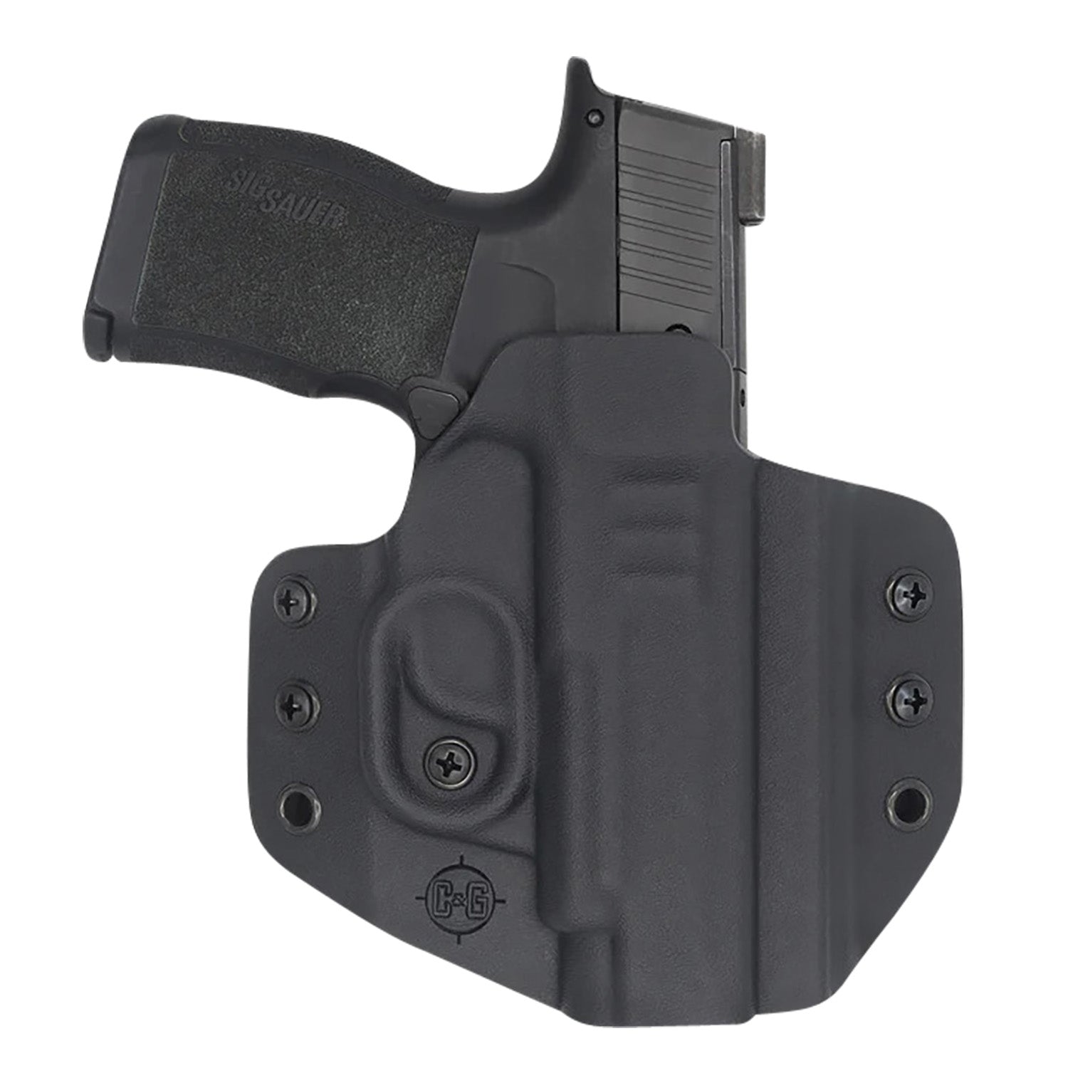 C&G Covert OWB Black Kydex Holster Belt Loop Sig Sauer P365 XL Right Hand