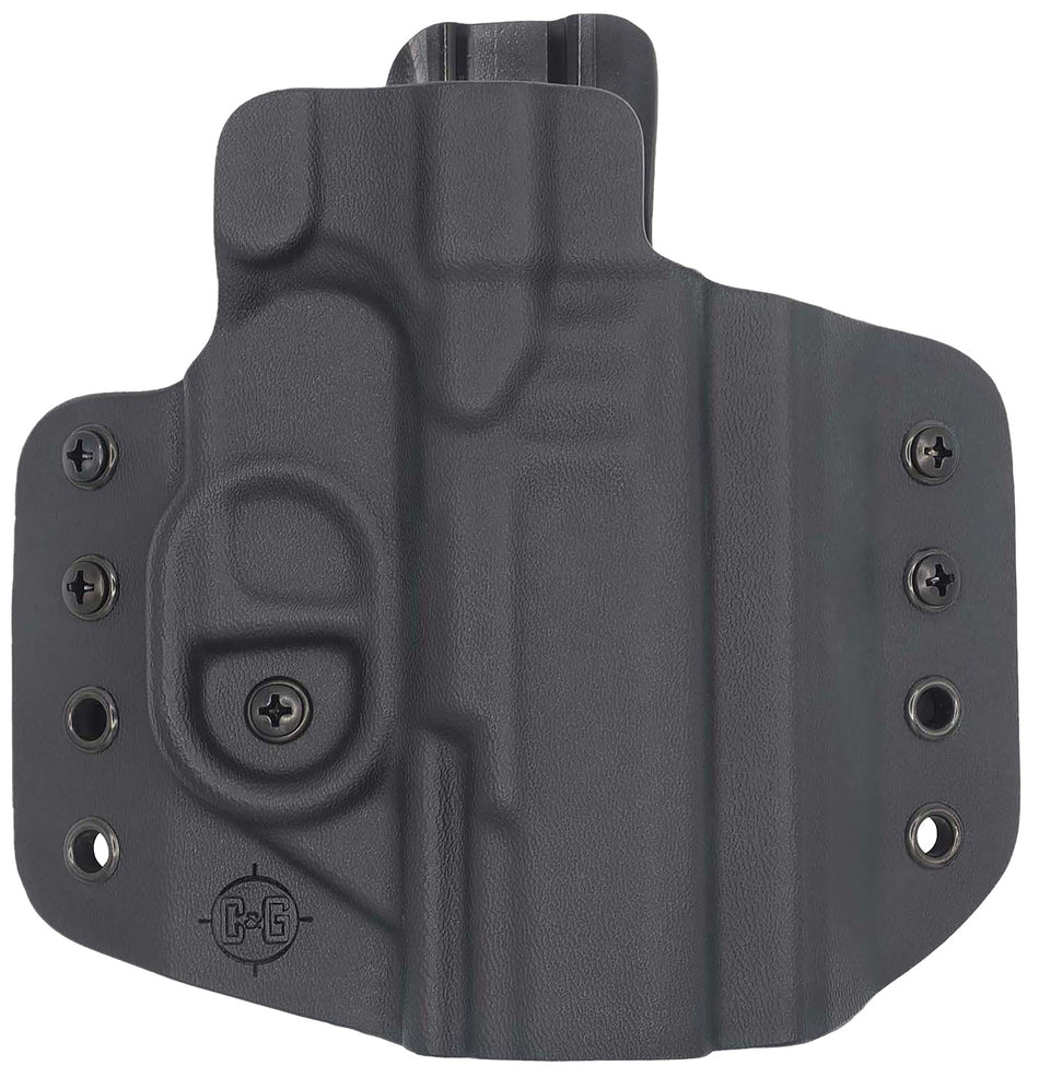 C&G Covert OWB Black Kydex Holster Belt Loop Walther PDP 4 Inch Right Hand