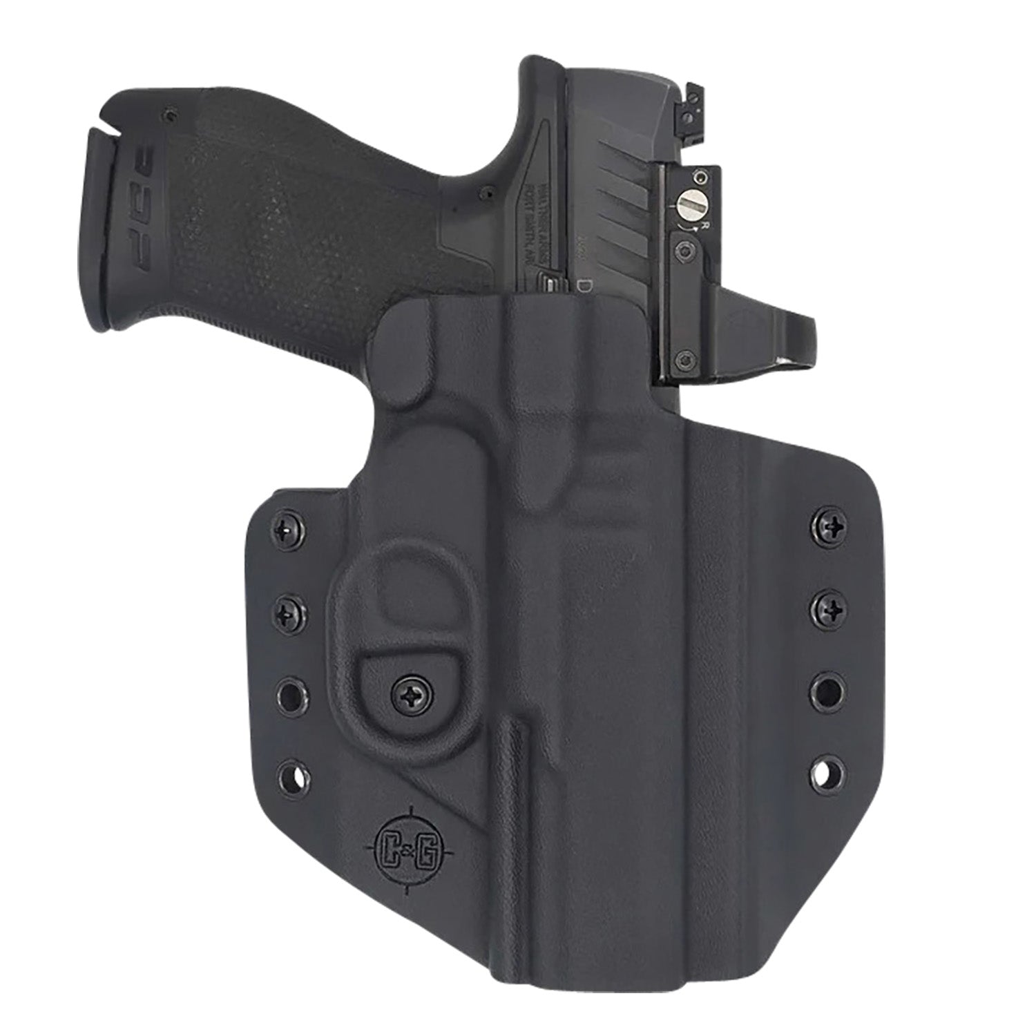 C&G 1206100 Covert Outside Waistband Kydex Holster Fits Walther PDP 4.5" RH