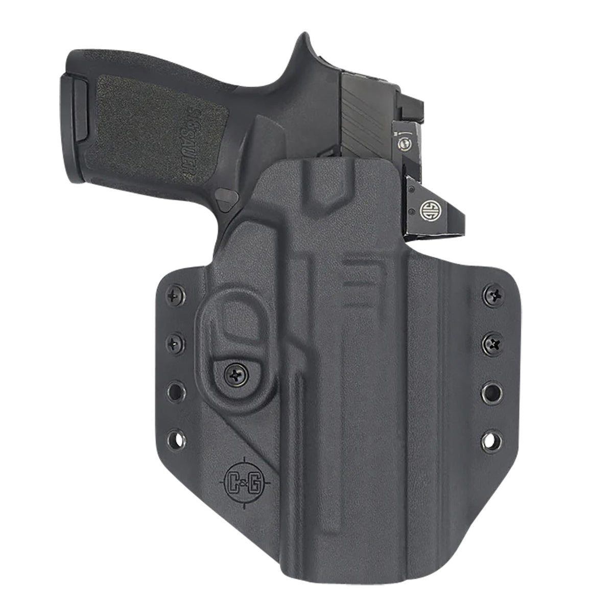 C&G 0286100 Covert Outside Waistband Kydex Sig P320 Holster Right Hand
