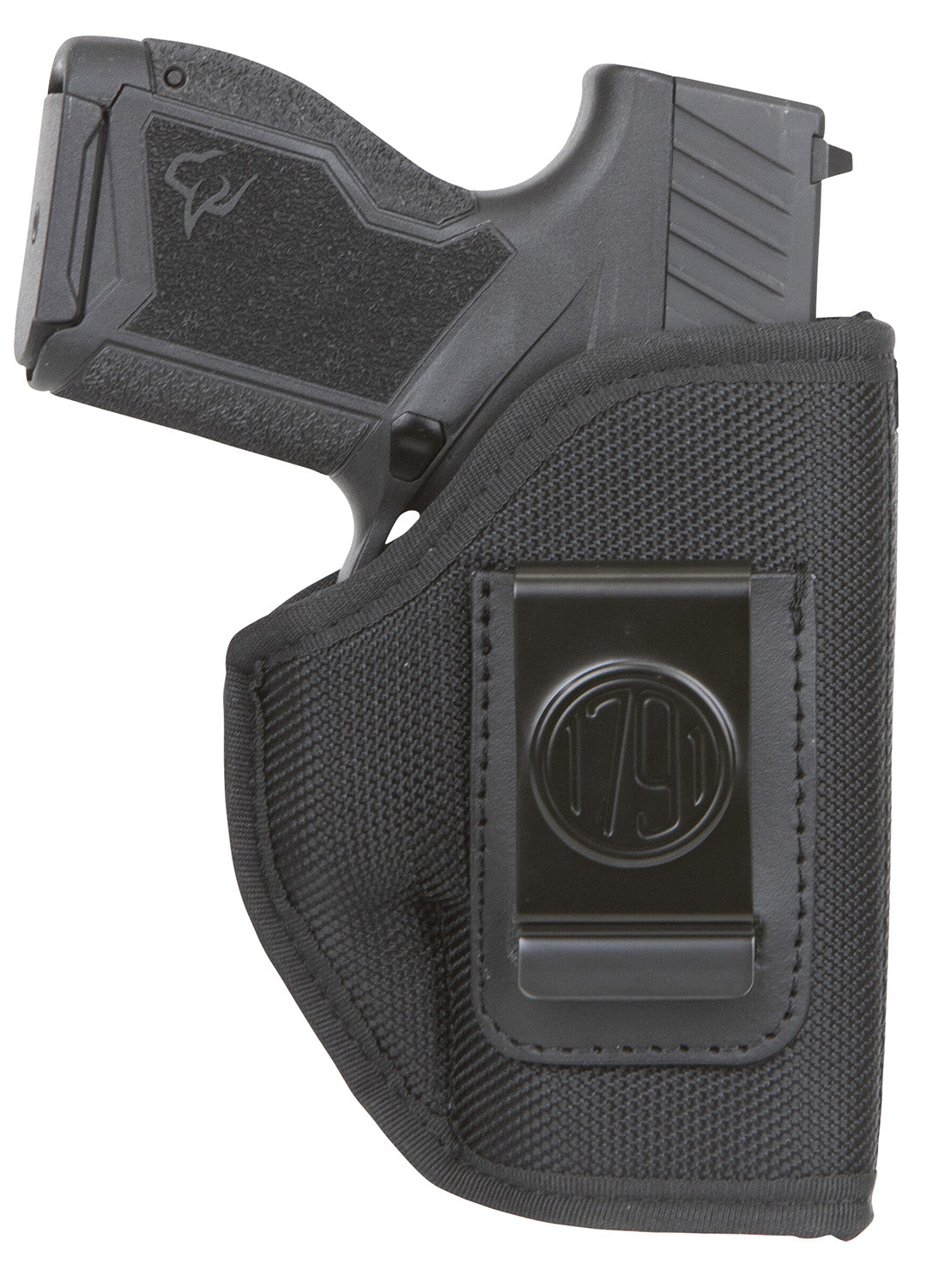 1791 Gunleather Size 01 Premium Nylon IWB Holster Black Ballistic Nylon Left Hand Optic Ready