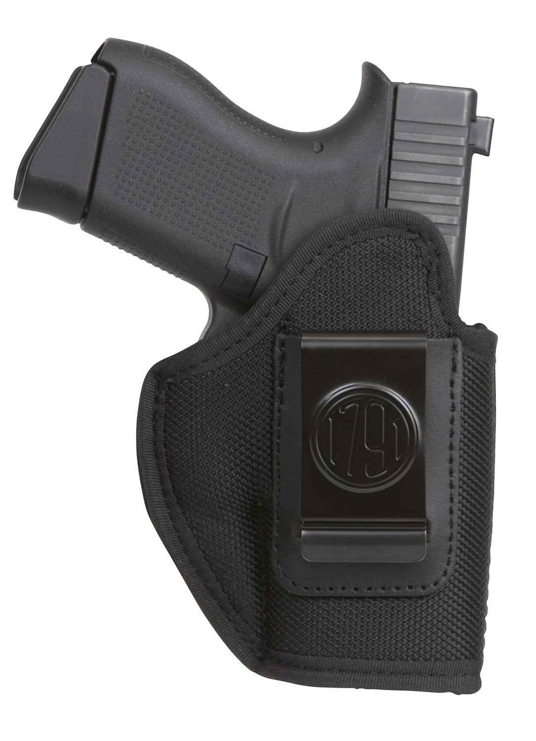 1791 Gunleather Size 03 Premium Nylon IWB Holster Black Ballistic Nylon Left Hand Fits Springfield Hellcat