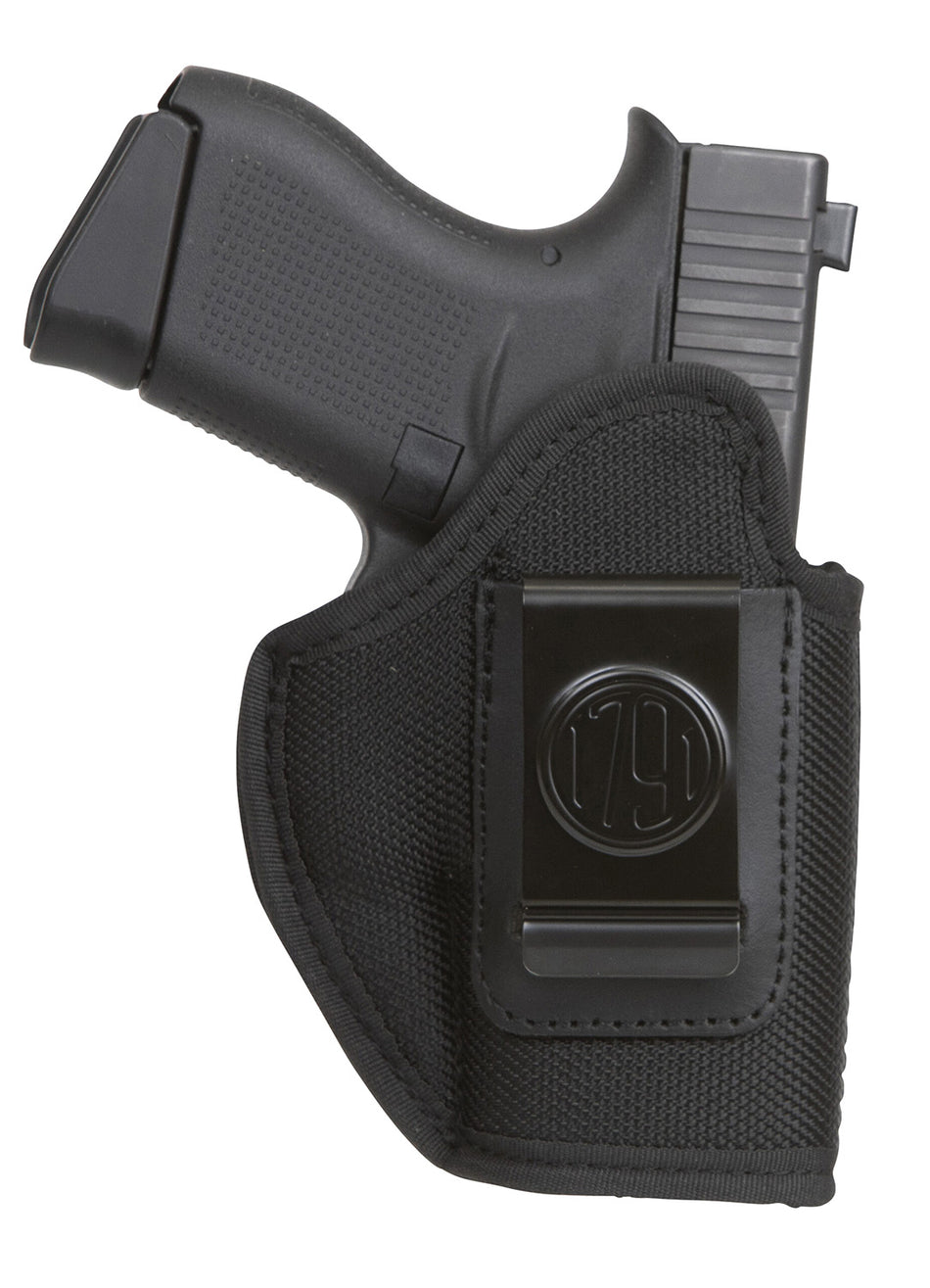 1791 Gunleather Size 03 Premium Nylon IWB Holster Black Ballistic Nylon Left Hand Fits Springfield Hellcat