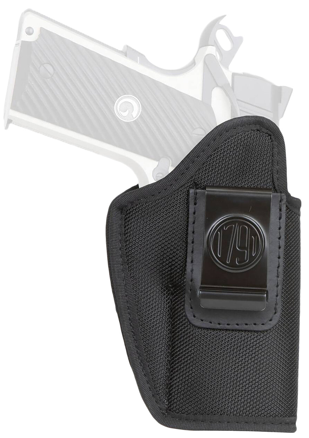1791 Gunleather Size 04 Premium Nylon IWB Holster Black Ballistic Nylon Left Hand Fits Sig P365-X Macro