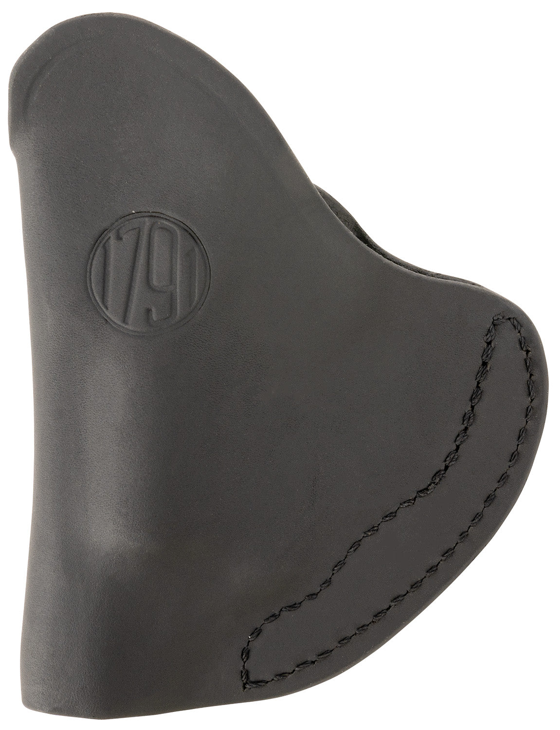 1791 Gunleather RVH IWB Tuckable Size 01 Stealth Black Leather Belt Clip Right Hand Revolver Holster