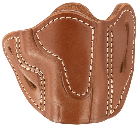 1791 Gunleather BHC MAX Optic Ready OWB Compact Holster Classic Brown Leather Belt Slide - Glock 48/Sig P365XL RH
