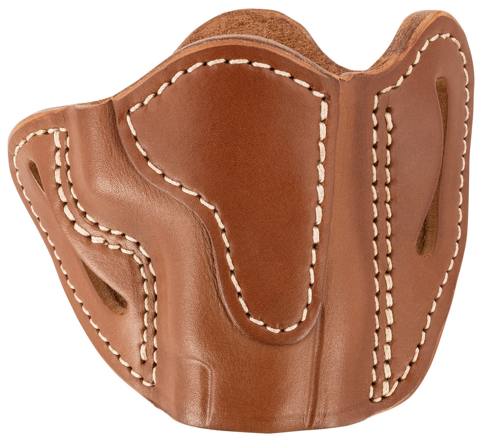 1791 Gunleather BHC MAX Optic Ready OWB Compact Holster Classic Brown Leather Belt Slide - Glock 48/Sig P365XL RH