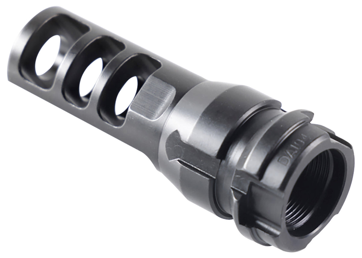 Dead Air DA102 Black Steel KeyMount Muzzle Brake 2.60" 5/8"-24 tpi