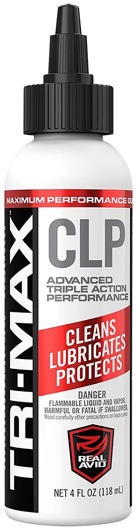 Real Avid Tri-Max 4 oz CLP Squeeze Bottle All-in-One Gun Cleaning and Maintenance