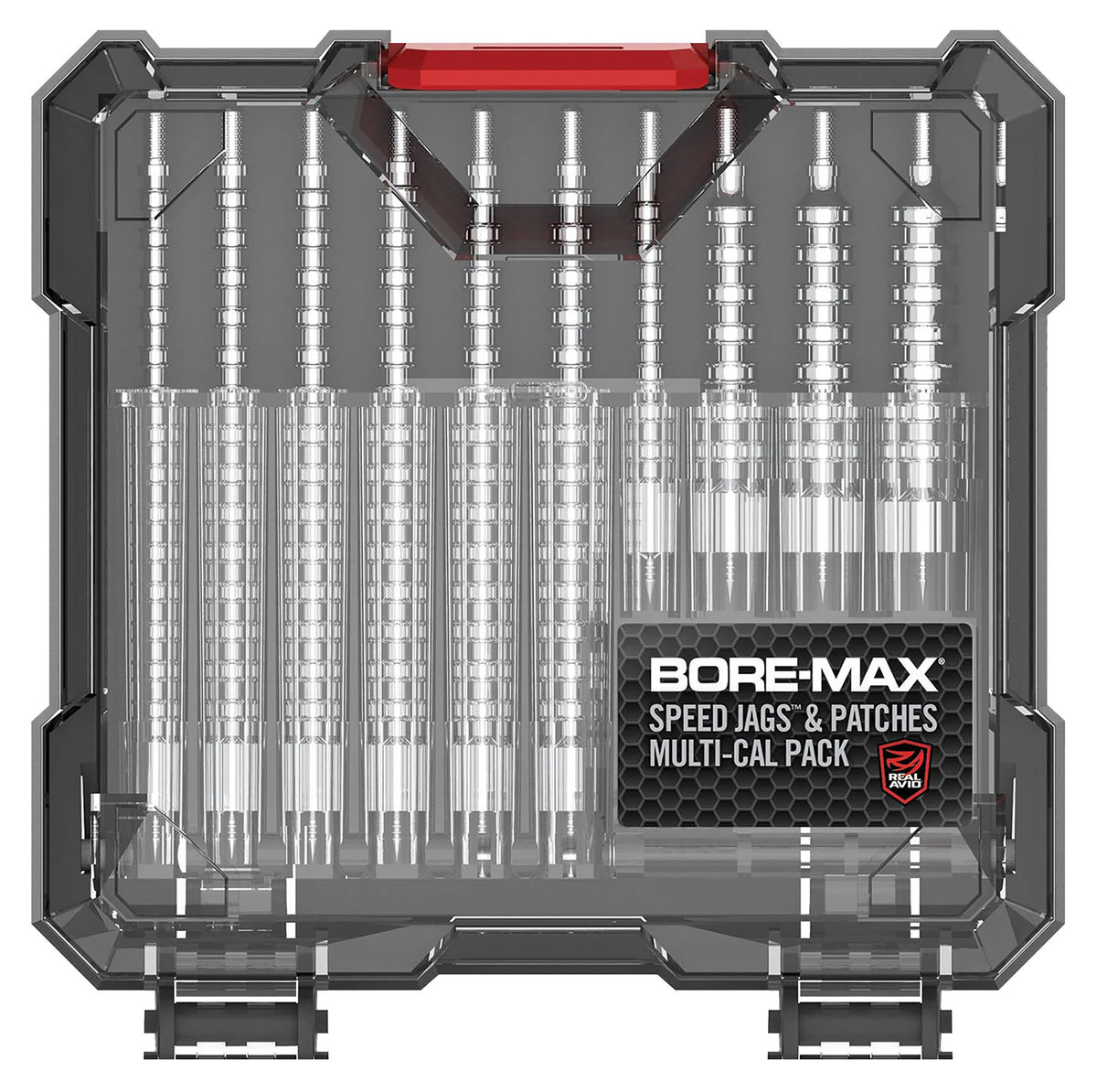 Real Avid AVBMJAGS Bore-Max Multi-Caliber Jag and Patch Cleaning Set 10 Jags