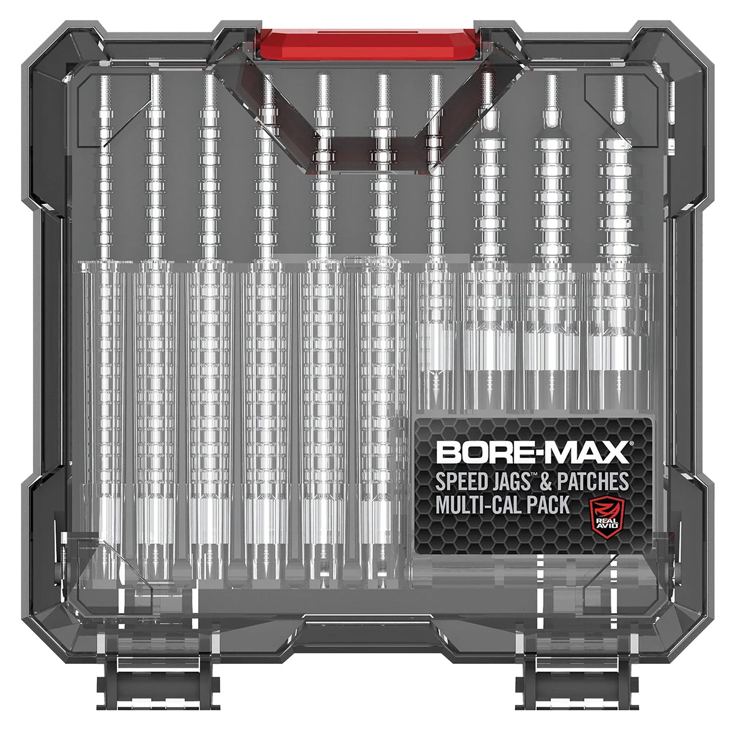 Real Avid AVBMJAGS Bore-Max Multi-Caliber Jag and Patch Cleaning Set 10 Jags