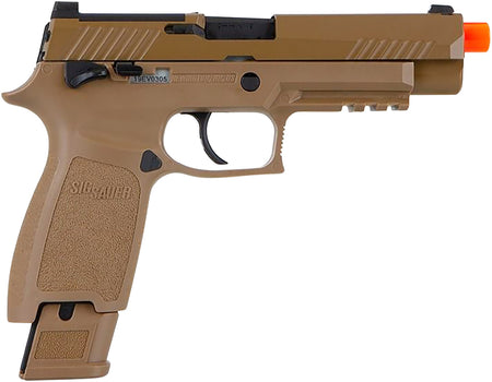 Sig Sauer ProForce M17 Green Gas Airsoft Pistol 6mm 21-Round Coyote Metal Slide