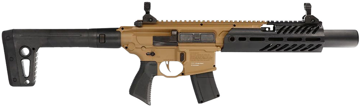 Sig Sauer MCX Canebrake CO2 Pellet Rifle .177 30rd M-LOK Handguard FDE Black Stock